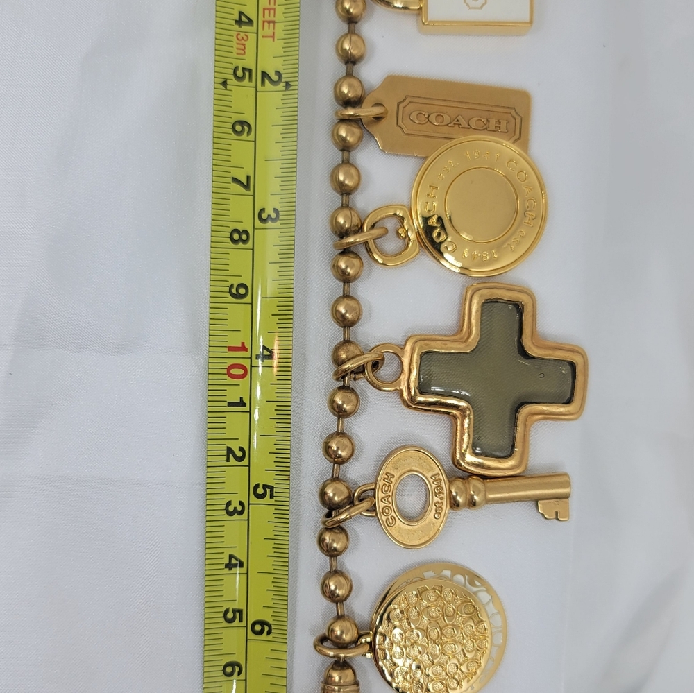 Vintage Coach Bangle Bracelet Gold Plated - Picture 8 of 8